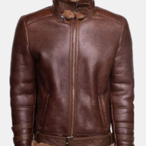 B3 RAF Aviator Flying Pilot Men’s Brown Jacket