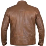 Men Camel Dodge Biker Jacket