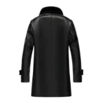 Mens Black Leather Coat