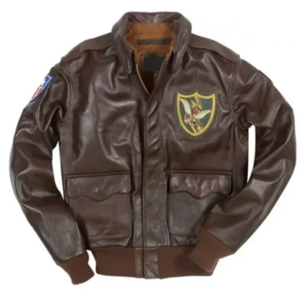 Mens Flying Tigers A-2 Brown Jacket