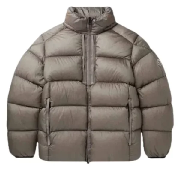 Mens Grey Puffer Jacket