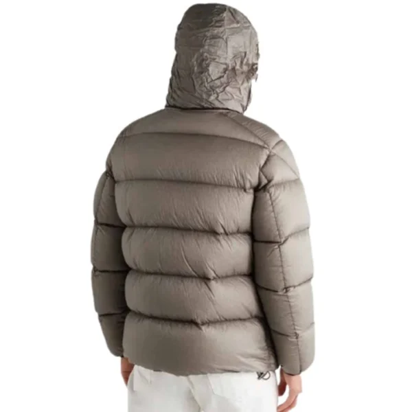 Mens Grey Puffer Jacket