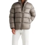 Mens Grey Puffer Jacket