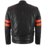 Mens Jux Brown Leather Jacket