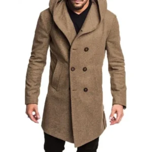 Men's Multicolor Wool Coat