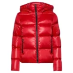 Mens Red Puffer Jacket