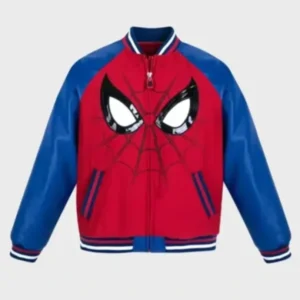 90's Spider Man Varsity Jacket