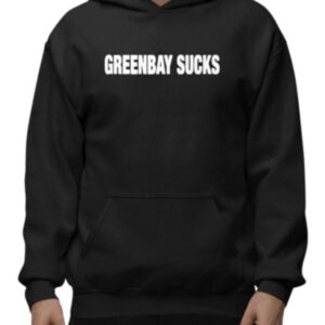 Amon-Ra St. Green Bay Sucks Black Hoodie