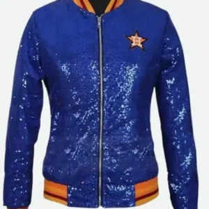 Astros Blue Sequin Jacket