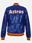 Astros Blue Sequin Jacket