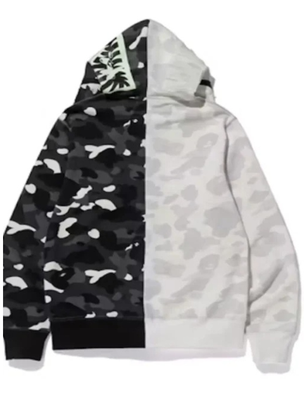 Half Shark Camo BAPE Hoodie