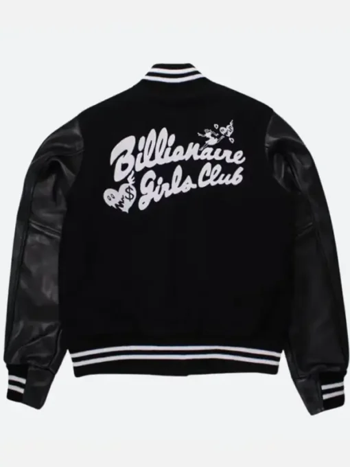 Billionaire Girls Club Holiday Varsity Jacket