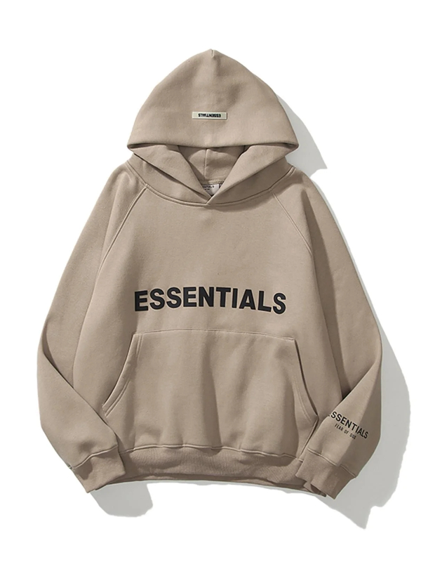 Brown Essentials Hoodie