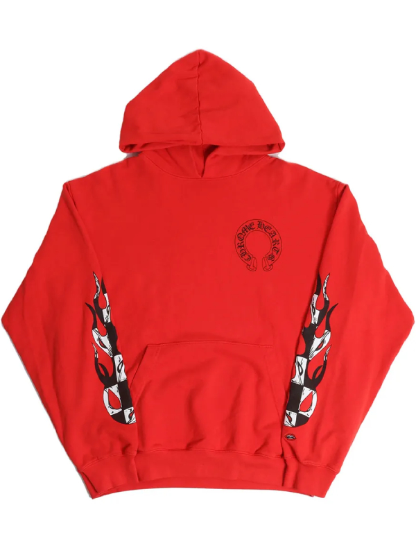 Chrome Hearts Red Hoodie