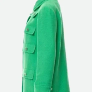 Emily Cooper Mid Length Green Coat