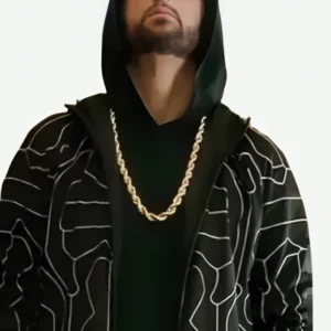 Eminem 2024 Houdini Black Hoodie Jacket