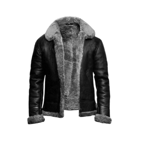 FUR Aviator Flying Pilot Bomber Jacket