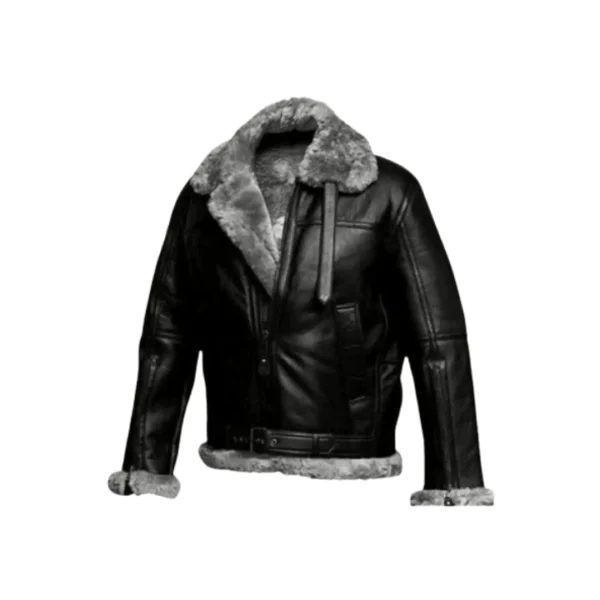 FUR Aviator Flying Pilot Bomber Jacket