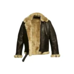 FUR Aviator Flying Pilot Bomber Jacket