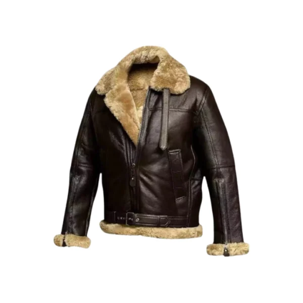 FUR Aviator Flying Pilot Bomber Jacket