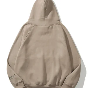 Fear Of God Essentials Brown Hoodie