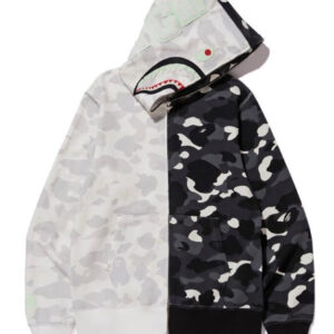 Half Shark Camo BAPE Hoodie