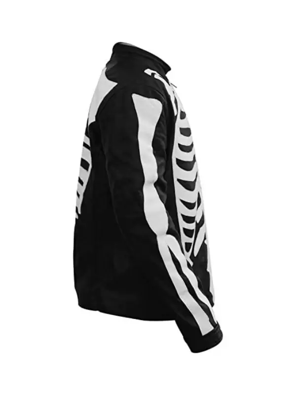 Halloween Skeleton Leather Jacket