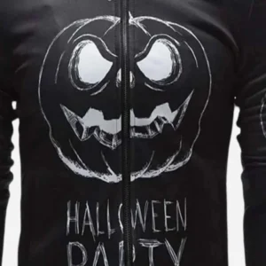 Halloween Party Black Bomber Jacket For Mens