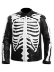 Halloween Skeleton Leather Jacket