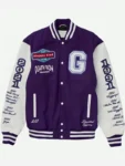 Happy Dad Death Row Varsity Jacket