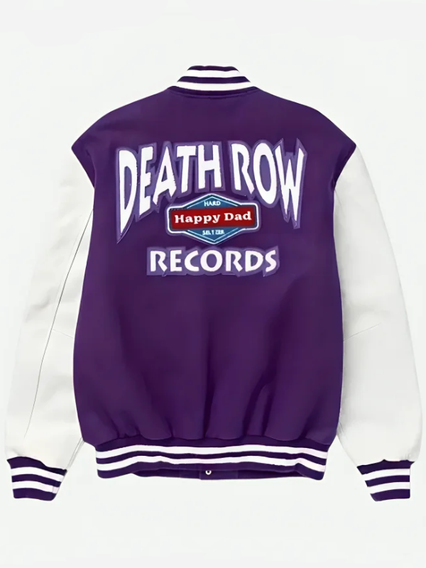 Happy Dad Death Row Varsity Jacket