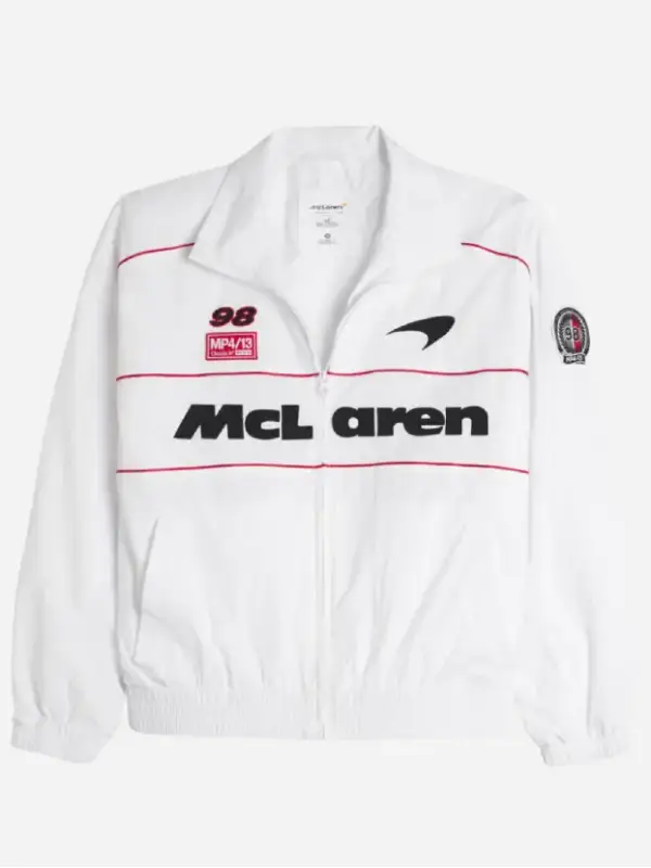 Hollister Mclaren White Jacket