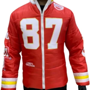 KC Chiefs Taylor Swift Kelce Puffer Jacket