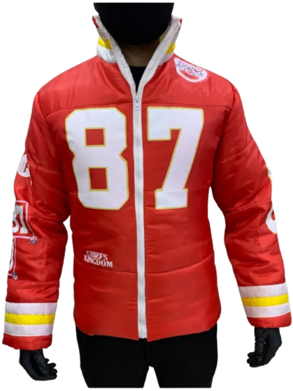 KC Chiefs Taylor Swift Kelce Puffer Jacket