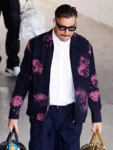 Travis Kelce Pink Flower Jacket