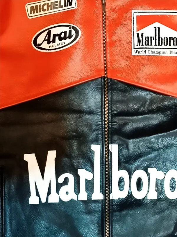 Marlboro Vintage Racing Leather Jacket