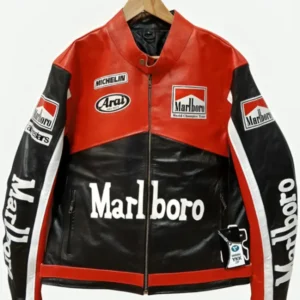 Marlboro Vintage Racing Leather Jacket