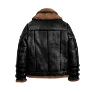 Men RAF B3 Sheepskin Bomber Jacket Back