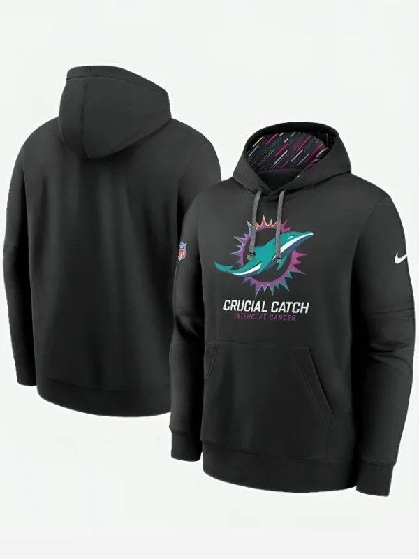 Miami Dolphins Crucial Catch Hoodie