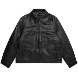 Mutimer Black Leather Jacket