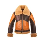 Raf B3 Aviator Brown Shearling Jacket