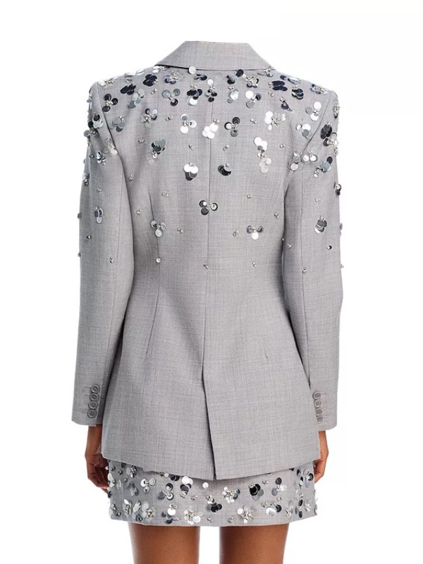 TYATR 2024 Melody Scott Sequin Grey Blazer