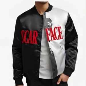 Scarface Satin Varsity Jacket