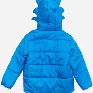 Sega Sonic The Hedgehog Puffer Jacket Back