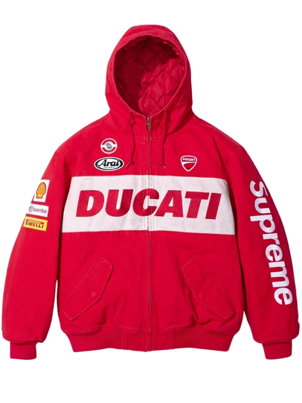 Supreme Ducati Hooded Racing Jacket