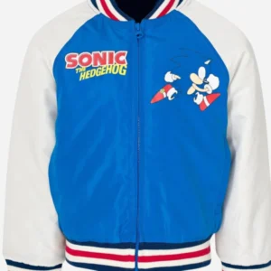 Sonic The Hedgehog Varsity Bomber Jacket