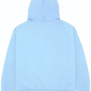 Sp5der Sky Blue Web Hoodie