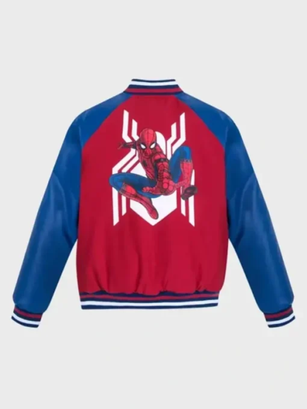 90's Spider Man Varsity Jacket