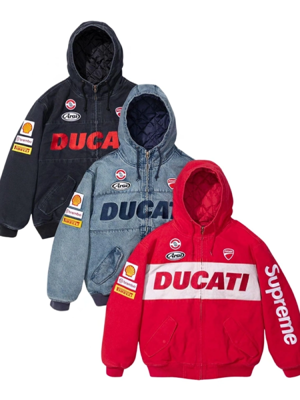 Supreme Ducati Hooded Racing Jacket