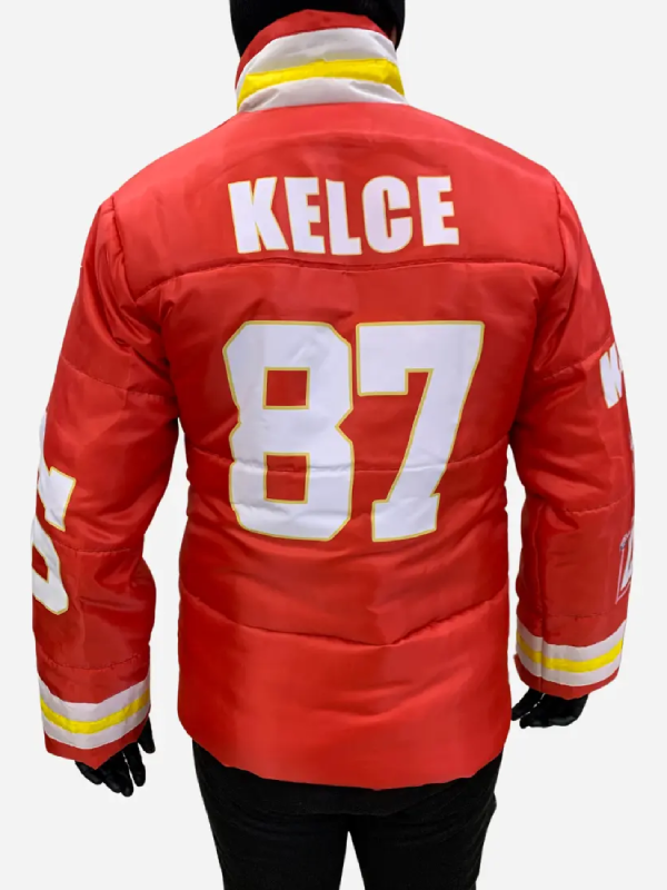 KC Chiefs Taylor Swift Kelce Puffer Jacket